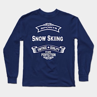 The Snow Skiing Long Sleeve T-Shirt